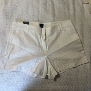 NWT J.Crew 3.5" White Shorts - Size 12